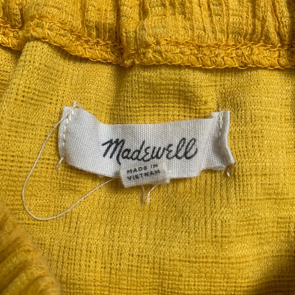 Madewell Yellow Blouse - Picture 3 of 3